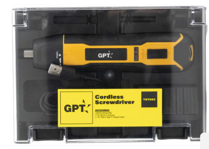 מברגת עיפרון 3.6W GPT כולל 32 ביטים איכותי