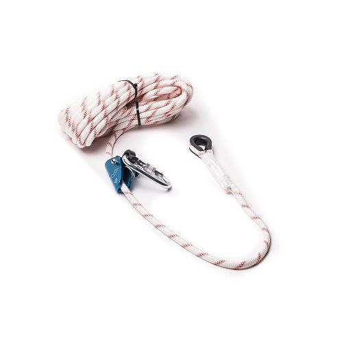 מערכת מיקום ותמיכה כולל חבל 10 מטר ועכבר (אגרופן) לעבודה בגובה