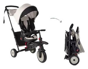 תלת אופן מתקפל ונשכב 6 ב 1 דגם SmarTrike STR7 - אפור