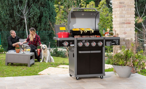גריל גז קולמן רבולושן Coleman Revolution שחור 4 מבערים + כירת גז 