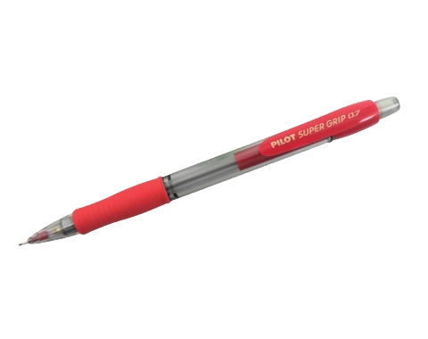 עיפרון מכני ורסטיל Pilot Super Grip 0.7 - אדום