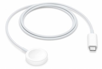 כבל טעינה טייפ-סי לשעונים חכמים Apple Watch Magnetic Fast Charger to USB-C Cable MT0H3ZM/A אפל אחריות יבואן רשמי