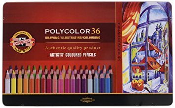 סט 36 צבעי POLYCOLOR 3825