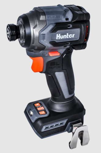 מברגת אימפקט קצרה Hunter Brushless 18V + סוללה 3Ah ומטען