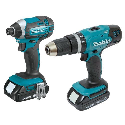 סט 2 כלים 18V נטען עם 2 סוללות 1.5A ומטען MAKITA DLX2142Q1 מקיטה