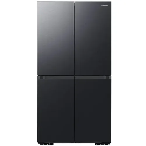 מקרר 4 דלתות 649 ליטר דגם SAMSUNG RF59C701EB1 סמסונג נירוסטה מושחרת כולל יצרן קרח אוטמטי