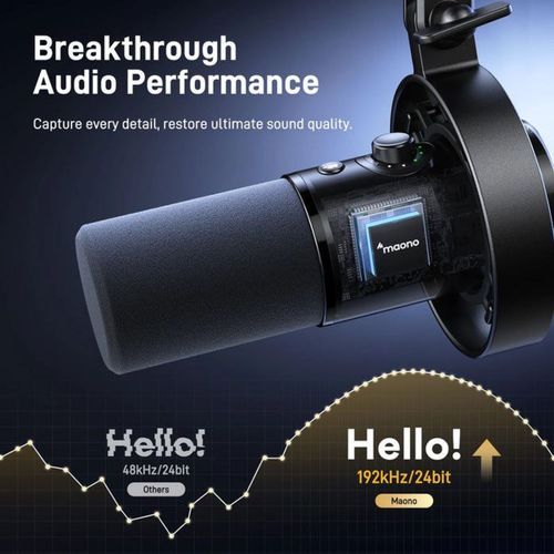 מיקרופון דינמי Maono PD300X USB/XLR