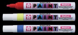 צבע סימון נוזלי לבן SAKURA סאקורה