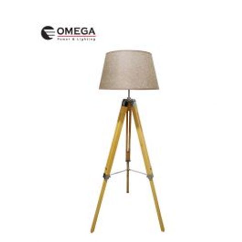 משי L מנורת רצפה דקורטיבית בייז' Omega