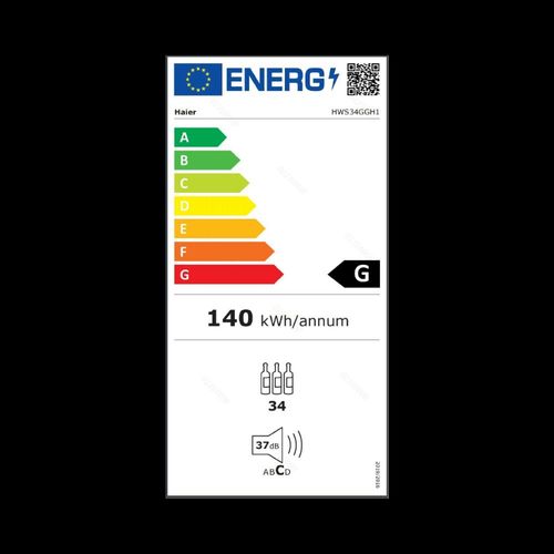 מקרר יין 34 בקבוקים Haier HWS34GGH1