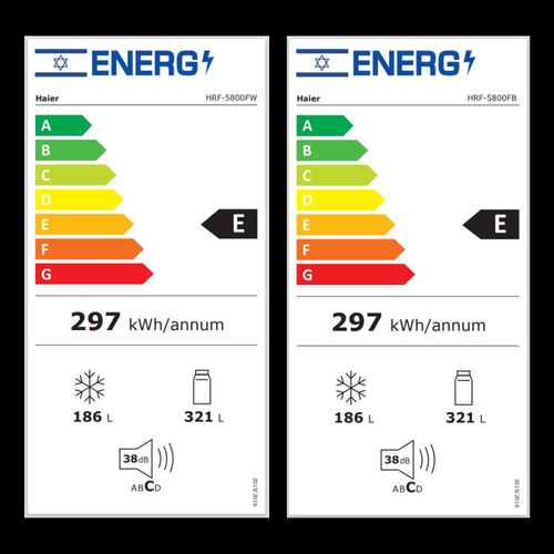 מקרר ומקפיא 4 דלתות Haier HRF5800F