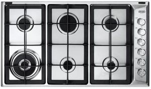 כיריים גז 6 להבות 90 ס"מ Delonghi NDG107X