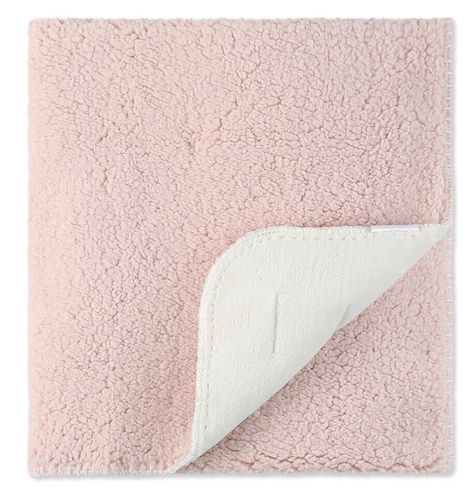 שמיכת פופי דו-צדדית רכה ונעימה לעריסה, לול או מיטת תינוק 100 על 75 ס