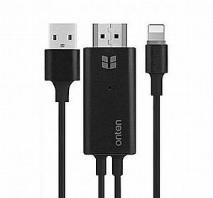 כבל HDMI למכשירי אייפון - חיבור המכשיר לטלוויזיה
