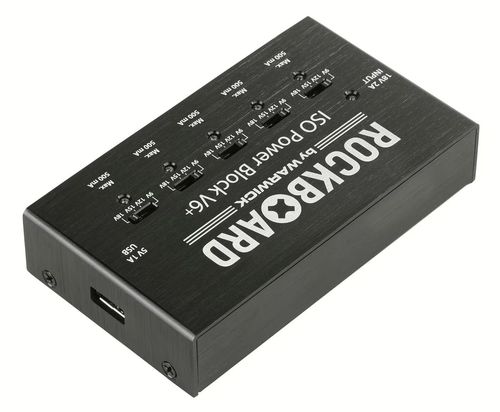 RockBoard ISO Power Block V6+ – ספק כוח מבודד ל-5 אפקטים לגיטרה