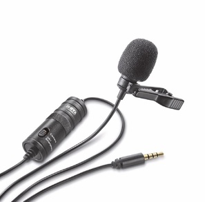 מיקרופון עניבה Boya BY-M1 כולל הקלטה לסמארטפון