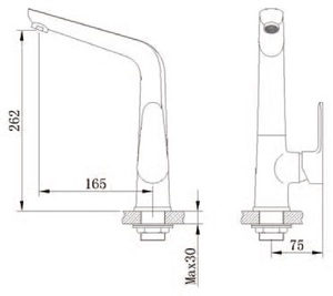 ברז פרח Aquila Seagull 2600A אקווילה