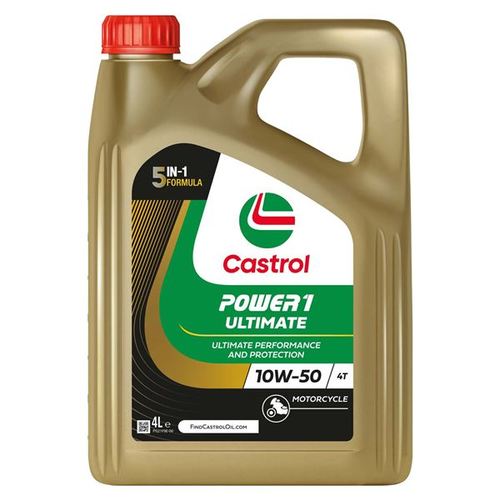 שמן מנוע Castrol POWER1 ULTIMATE 4T 10W50 4L