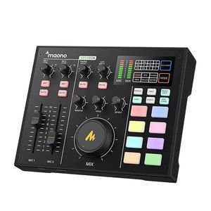 מיקסר וכרטיס קול יעודי לפודקאסט Maono MaonoCaster AU-AM100