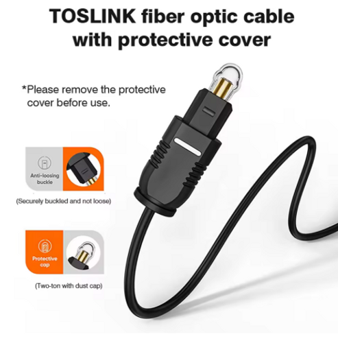 כבל 3M סיב אופטי דיגיטלי SPDIF ל-Mini Toslink 3.5mm כבל אודיו סיב אופטי לרמקול מגבר 360 Xbox PS4 