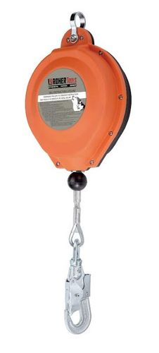 בולם נפילה כבל פלדה נסוג (יויו) 20 מ' קרבינה מסתובבת EN360