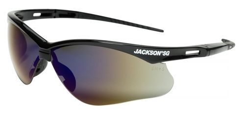 JACKSON SG BLUE MIRROR - משקפי מגן לשימוש חוץ עדשות מוגנות UV ושריטות - צבע כחול מראה