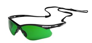 JACKSON IR5.0 GREEN - משקפי מגן לחיתוך והלחמה עדשות מוגנות UV ושריטות - צבע ירוק