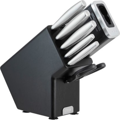 NINJA K62006EUUK STAYSHARP 6-PIECE KNIFE SET & WOOD BLOCK סט סכינים 6 חלקים צבע שחור