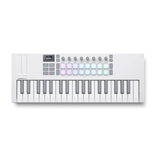 Novation launchkey mini 37 mk4 white  top