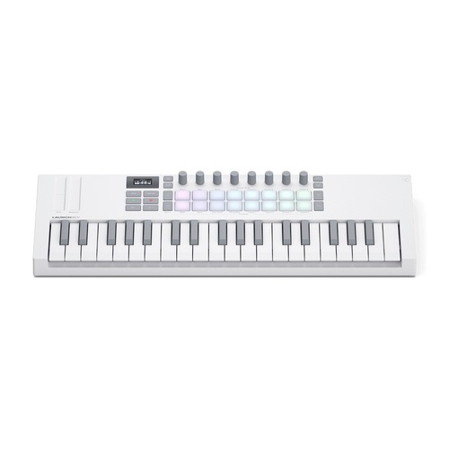Novation launchkey mini 37 mk4 white  זווית נוספת