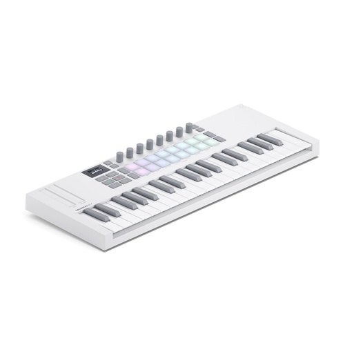 Novation launchkey mini 37 mk4 white  זווית נוספת