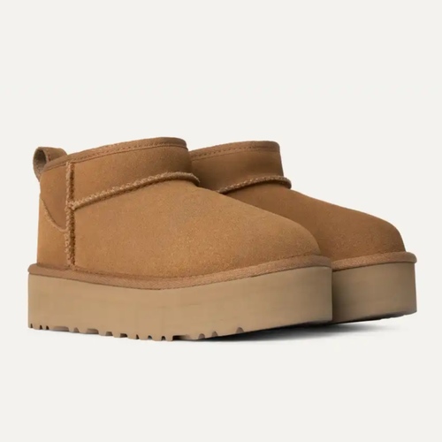 מגף UGG מיני פלטפורמה חום מידות 31-35 לילדים