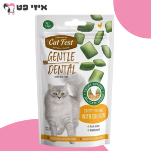 חטיף כריות דנטלי קט פסט בטעם עוף לחתול 30 גרם Cat Fest