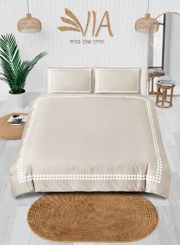סט מצעים יחיד 100% כותנה – מראה אלגנטי ומוקפד