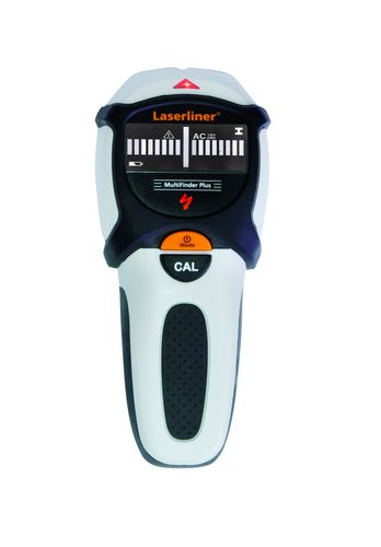 סורק גלאי LASERLINER MultiFinder Plus 080.965A - מכשיר מקצועי לאיתור עץ מתכת וחוטי חשמל בקירות עם צג LCD מואר