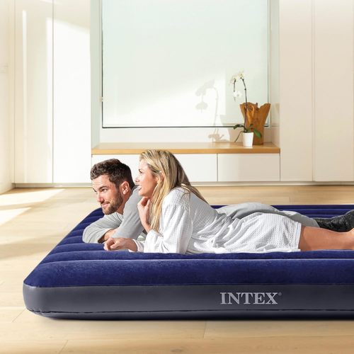 מזרון מתנפח זוגי לטיול או לבית איכותי של 64758 INTEX