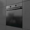 תנור בילד אין Gorenje BPS6737E04DBG פירוליטי, זכוכית שחורה,  77 ליטר