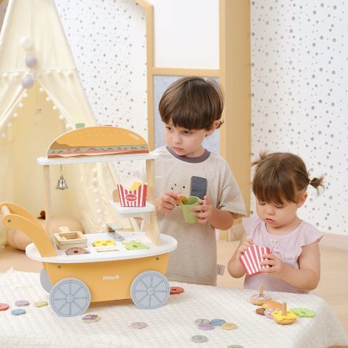 עגלת ברביקיו מעץ 46 חלקים PolarB