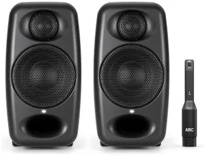 זוג מוניטורים אולפניים בצבע שחור iLoud Micro Pro מבית IK Multimedia