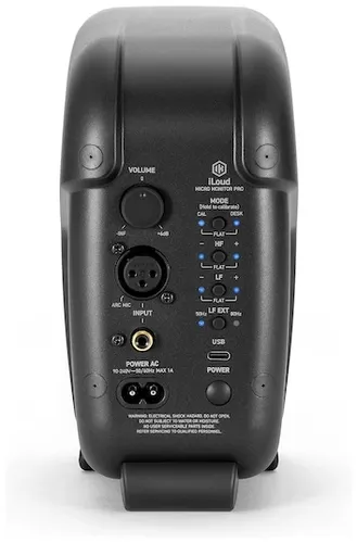 זוג מוניטורים אולפניים בצבע שחור iLoud Micro Pro מבית IK Multimedia