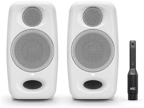זוג מוניטורים אולפניים בצבע לבן iLoud Micro Pro מבית IK Multimedia