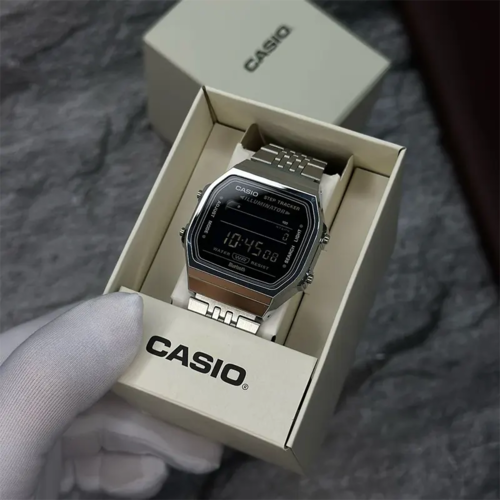 CASIO ABL-100WE-1B חדש חיבור בלוטוס ומד צעדים בלעדי בגוד טיים