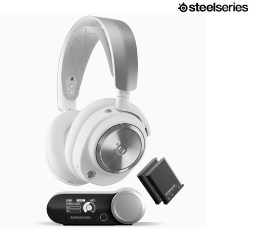 אוזניות גיימינג אלחוטיות Steelseries ARCTIS NOVA PRO FOR PC עם מיקרופון