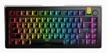 מקלדת מכאנית אלחוטית Glorious GMMK 3 PRO HE 75% Prebuilt Wireless שחור