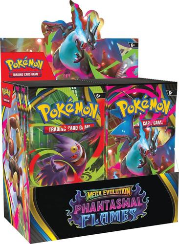 קלפי פוקימון בוסטר בוקס פאנטסמל פליימס Phantasmal Flames Booster Box - ME02: Phantasmal Flames (PFL)