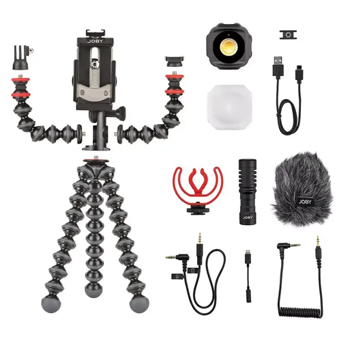קיט מושלם לוולוגים Joby GorillaPod Mobile Vlogging Kit
