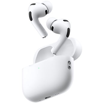 אוזניות אלחוטיות Apple AirPods Pro 3, כולל מארז עם טעינה אלחוטית MagSafe וחיבור USB-C, יבואן רשמי 
