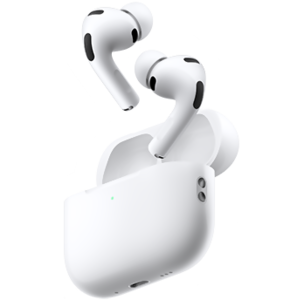 אוזניות אלחוטיות Apple AirPods Pro 3, כולל מארז עם טעינה אלחוטית MagSafe וחיבור USB-C, יבואן רשמי 