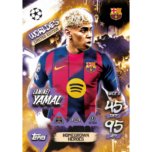 קלפים ליגת האלופות 2026 צהוב - MATCH ATTAX Mini Tin Homegrown Heroes  #3