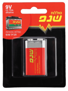 סוללה מלבנית 9V